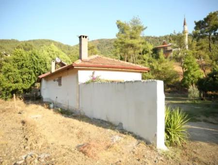 2 Neu Restaurierte Gebäude Auf Einem 1580 M2 Grossen Grundstück In Muğla / Ortaca / Tepearasi Dorf. Dorfhaus