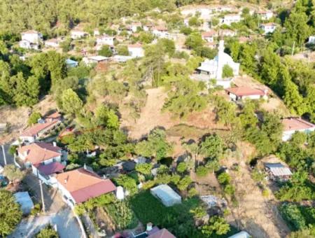 2 Neu Restaurierte Gebäude Auf Einem 1580 M2 Grossen Grundstück In Muğla / Ortaca / Tepearasi Dorf. Dorfhaus