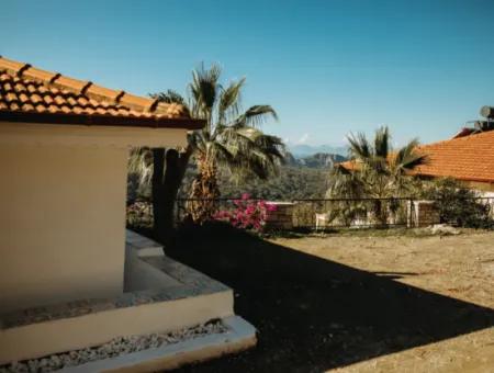 Villa Zum Verkauf In Gokbel, Dalyan, Muğla, Mit Vollem Blick Auf Den Strand Von Iztuzu Und Das Mittelmeer