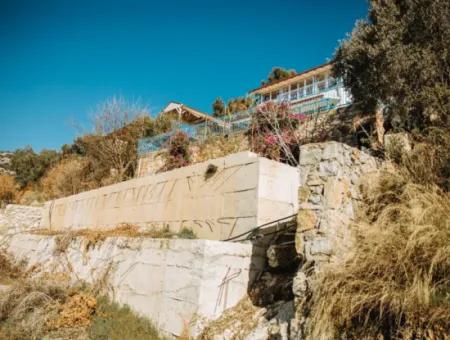 Villa Zum Verkauf In Gokbel, Dalyan, Muğla, Mit Vollem Blick Auf Den Strand Von Iztuzu Und Das Mittelmeer