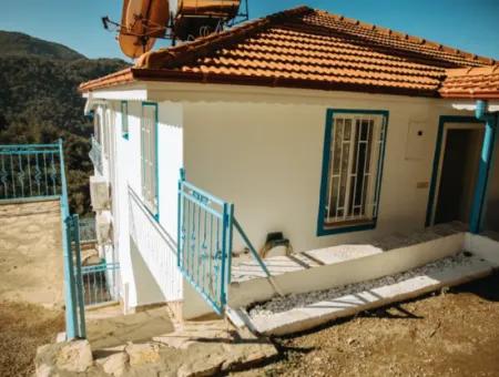 Villa Zum Verkauf In Gokbel, Dalyan, Muğla, Mit Vollem Blick Auf Den Strand Von Iztuzu Und Das Mittelmeer