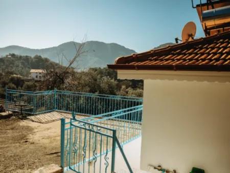 Villa Zum Verkauf In Gokbel, Dalyan, Muğla, Mit Vollem Blick Auf Den Strand Von Iztuzu Und Das Mittelmeer