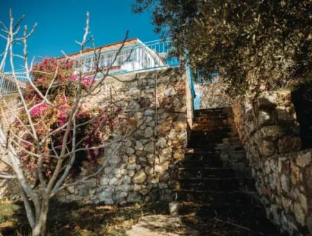 Villa Zum Verkauf In Gokbel, Dalyan, Muğla, Mit Vollem Blick Auf Den Strand Von Iztuzu Und Das Mittelmeer