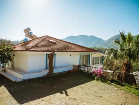 Villa For Sale In Gokbel, Dalyan, Muğla, With Full View Of Iztuzu Beach And The Mediterranean