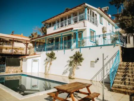 Villa For Sale In Gokbel, Dalyan, Muğla, With Full View Of Iztuzu Beach And The Mediterranean